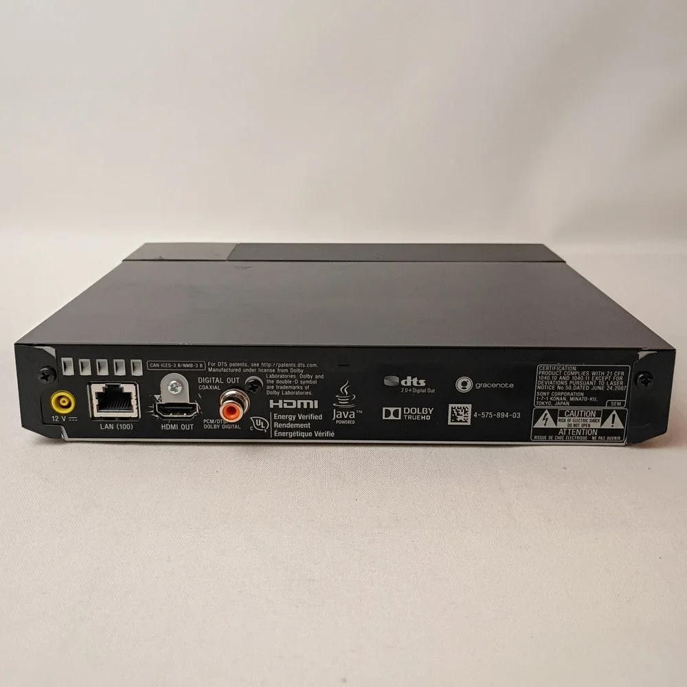 Sony BDP-S3700 Blue-Ray Disc/ DVD Player Tested & Working - Console Only